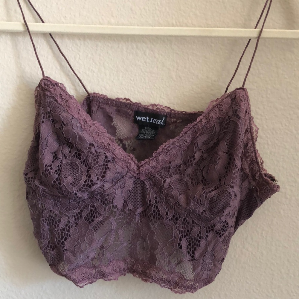 Wet Seal Lace Crop Top